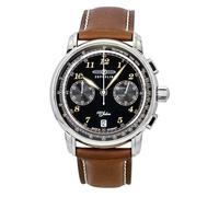 Zeppelin 100 Jahre Chronograph Black Dial Quartz Steel 50M Men's Watch Z76743
