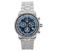 Zeppelin 100 Jahre Quartz Chronograph (42mm) Black Dial/Stainless Steel Bracelet 7680MB-2