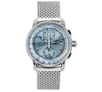 Zeppelin 100 Jahre Ed 1 Chronograph Ice Blue Dial Quartz 8670M4 Men's Watch
