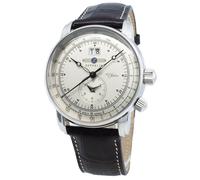 Zeppelin 100 Jahre Quartz Tachymeter Silver Dial Steel 50M Men's Watch Z76401