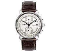Zeppelin 100 Jahre Chronograph Silver Dial 50M Quartz Men's Watch 86701