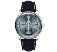 Zeppelin 100 Year 86704 - Man - 42 mm - Analogue - Quartz - Mineral Glass Blue 22 mm