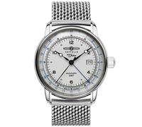Zeppelin 100 Year Automatic GMT 8666M1 - Man - 42 mm - Analogue - Automatic - Mineral Glass Silver 22 mm