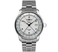 Zeppelin 100 Year Automatic GMT 8666MB1 - Man - 42 mm - Analogue - Automatic - Mineral Glass Silver 20 mm