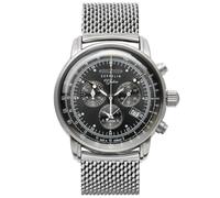 Zeppelin 100 Year Swiss Movement 7680M2 - Man - 42 mm - Analogue - Quartz - Mineral Glass Black 22 mm