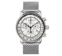 Zeppelin 100 Years Mens Analogue Swiss Quartz Watch with Stainless Steel Bracelet 7680M-1
