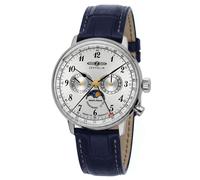 Zeppelin 7036-1 LZ 129 Hindenburg Moonphase Mens Watch 40mm 3ATM