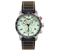 Zeppelin 7298-5 Eurofighter Typhoon Chronograph Leather Strap Watch