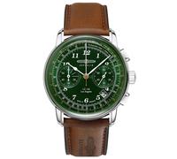 Zeppelin 7614-4 Los Angeles Chronograph Brown Leather Strap Watch