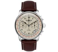 Zeppelin 7614-5 LZ-126 Chronograph Mens Watch 43mm 5ATM