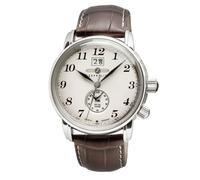 Zeppelin LZ 127 Graf Dual Time Beige Dial Leather Strap Quartz 76445 Mens Watch