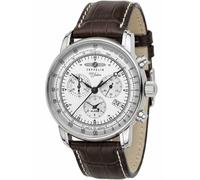 Zeppelin 7680-1 100 Years Zeppelin Alarm Chronograph Mens Watch 42mm 5ATM