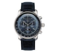 Zeppelin 7680-3 100 Years Blue Dial Leather Strap Watch