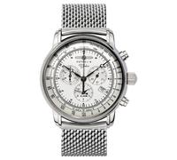 Zeppelin 7680M-1 alarm Chronograph 100 years Mens Watch 43mm 5ATM