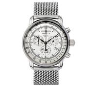Zeppelin Watch 100 Years Chronograph Alarm 7680, Multicoloured/Multicoloured, Standard Size, Bracelet