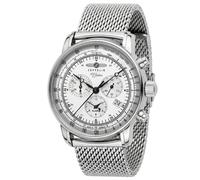 Zeppelin 7680M-1 alarm Chronograph 100 years Mens Watch 43mm 5ATM