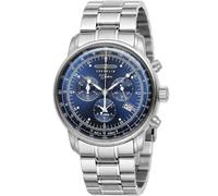 Zeppelin 7680MB3 100 Years Zeppelin Chronograph 43mm 5ATM Quartz Unisex Blue ...
