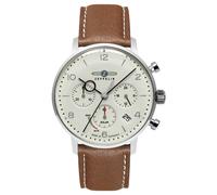 Zeppelin LZ129 Hindenburg Chronograph Brown Leather Strap Z80865N 50M Mens Watch