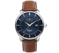 Zeppelin Men's Atlantic GMT 8442 Watch, Blue, Standard Size, Strap