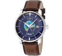 Zeppelin 8468-3 Atlantic Automatic Mens Watch GMT 43mm 5ATM
