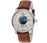 Zeppelin 84685 Wristwatch Atlantic Automatic 42mm 5ATM Unisex Cream Silver