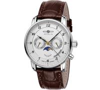 Zeppelin 8536-1 Mens Watch Friedrichshafen Moon Phase 40mm 5ATM