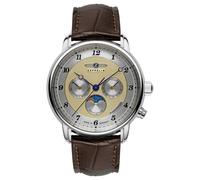 Zeppelin Friedrichshafen Swiss Movement 85365 - Man - 40 mm - Analogue - Quartz - Mineral Glass Beige 20 mm