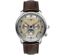 Zeppelin 8536-5 Mens Watch Friedrichshafen Moon Phase 40mm 5ATM