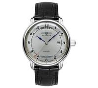Zeppelin Friedrichshafen Blue Leather Strap Blue Dial Quartz 85363 Men's Watch