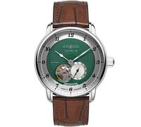 Zeppelin 8566-2 Mens Watch Friedrichshafen Open Heart Automatic 40mm 5ATM