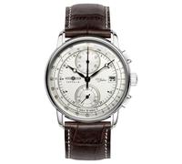 Zeppelin 100 Jahre Chronograph Silver Dial Quartz Men's Watch 86701