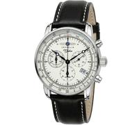 Zeppelin 8680-3 Alarm Chronograph 100 Years Mens Watch 43mm 5ATM