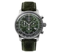 Zeppelin 8680-4 100 Years Green Dial Chronograph Watch