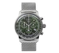 Zeppelin 8680M-4 100 Years Green Dial Chronograph Watch