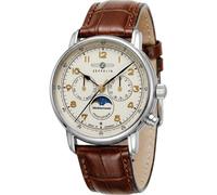 Zeppelin Mediterranean Beige Dial Leather Strap Quartz Dress Men's Watch Z96365