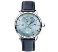 Zeppelin Atlantic 8426-3 Men's Watch Automatic Regulator with Blue Leather Strap, Strap.