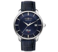 Zeppelin Atlantic Series Men's Watch Automatic 5 ATM with Crocodile Look Leather Strap 8460