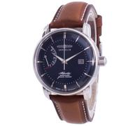 Zeppelin Atlantik Blue Dial Leather Strap Automatic 8462-3 84623 Men's Watch