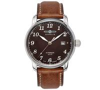 Zeppelin Automatic 8656-3 Watch Mens Analogue Automatic Watch with Leather Bracelet 8656-3