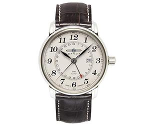 Zeppelin Count Mens Analogue Quartz Watch with Leather Bracelet 7642-5