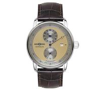 Zeppelin Friedrichshafen 8522-5 Men's Automatic Regulator Watch with Brown Leather Strap