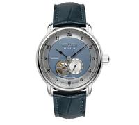 Zeppelin Friedrichshafen 8566-3 Men's Watch with Leather Strap Automatic Open Heart