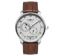 Zeppelin Friedrichshafen Leather Strap White Dial Automatic 85681 Men's Watch