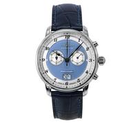 Zeppelin Friedrichshafen Chronograph Blue Dial Quartz 50M Men's Watch Z85843