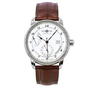 Zeppelin Friedrichshafen Leather Strap White Dial Automatic Z85901 Men's Watch