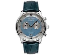 Zeppelin Friedrichshafen Swiss Movement 85843 - Man - 40 mm - Analogue - Quartz - Mineral Glass Blue 20 mm