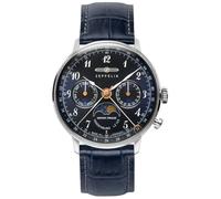 Zeppelin Hindenberg 70373 - Unisex - 36 mm - Analogue - Quartz - Mineral Glass Blue 36 mm