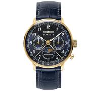 Zeppelin Hindenberg 70392 - Woman - 36 mm - Analogue - Quartz - Mineral Glass Blue 36 mm
