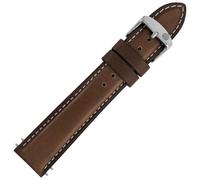 Zeppelin leather belt 20 mm - Dark Brown