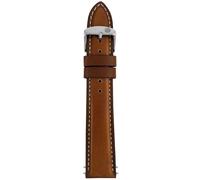 Zeppelin leather watch strap - light brown 20 mm